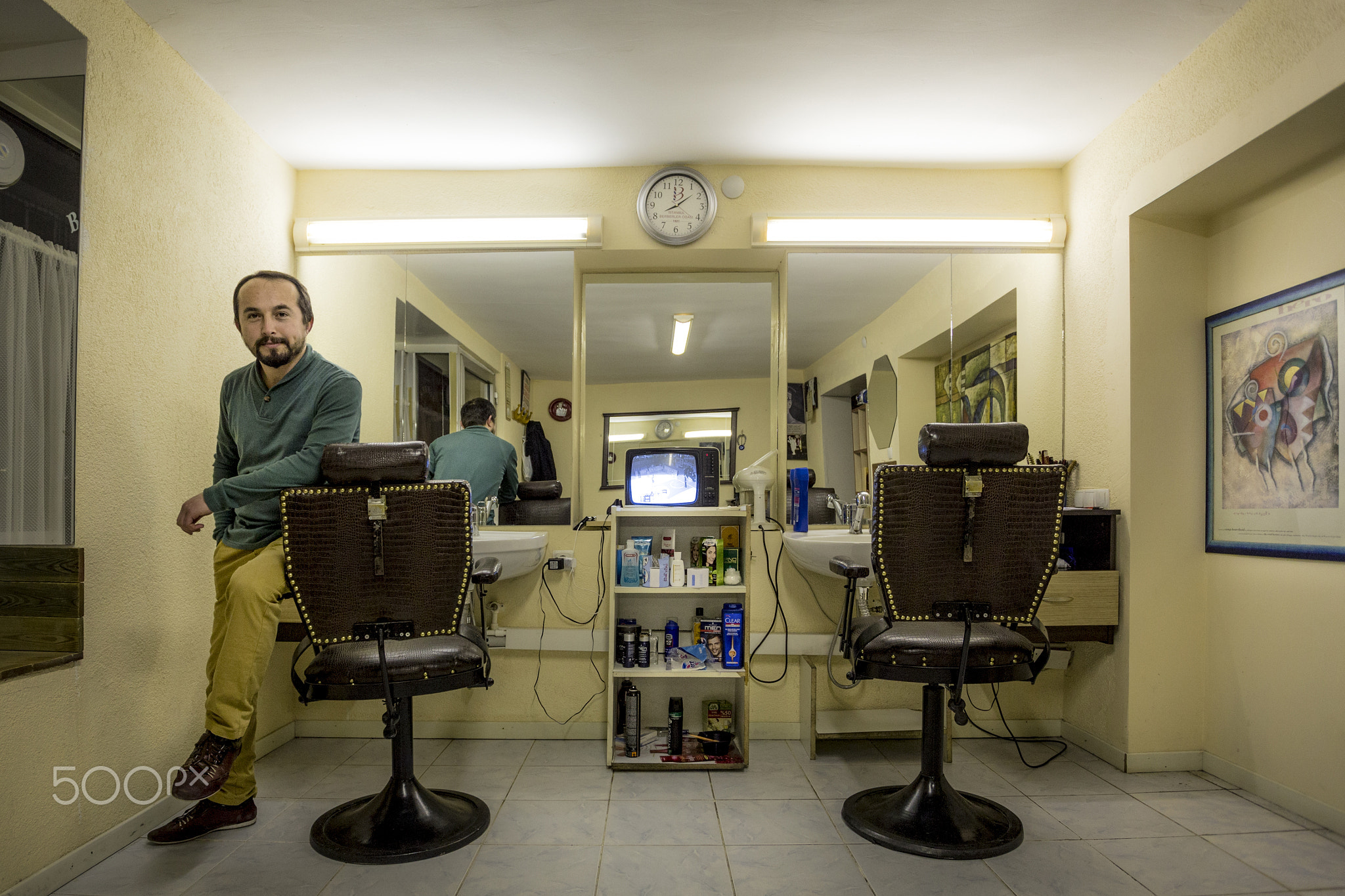 The barber shop