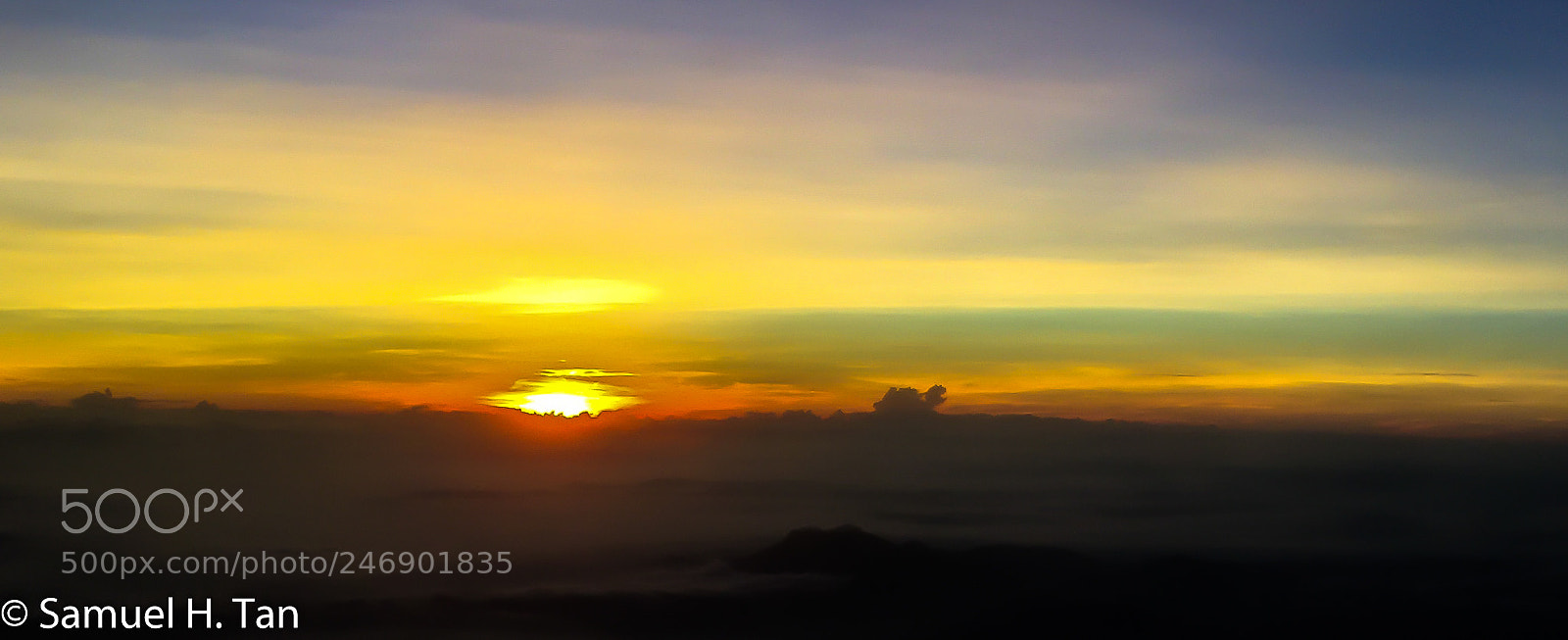 Apple iPhone 6 sample photo. Colorful sunrise on horizon photography