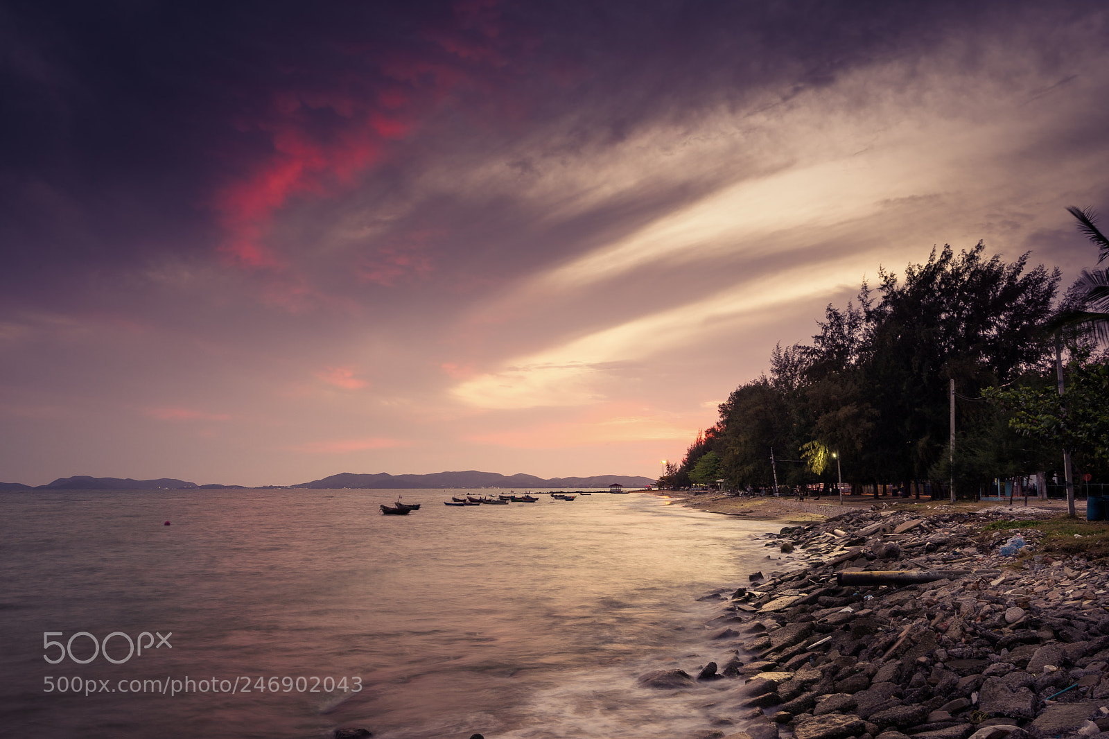 Sony a7 II sample photo. Sunset photography