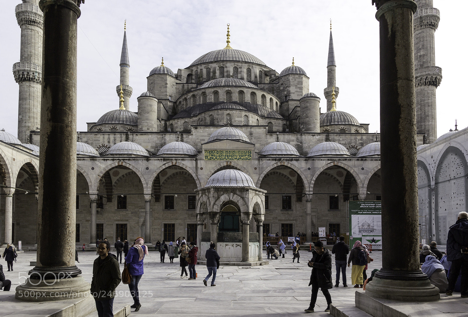 Canon EOS 60D sample photo. Blue mosque istanbul photography