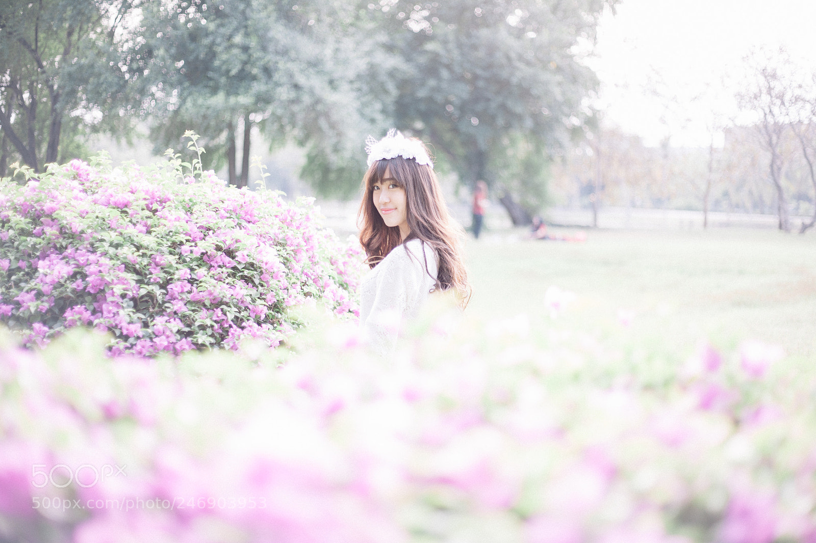 Canon EOS 5D sample photo. Beauty girl in wedding photography