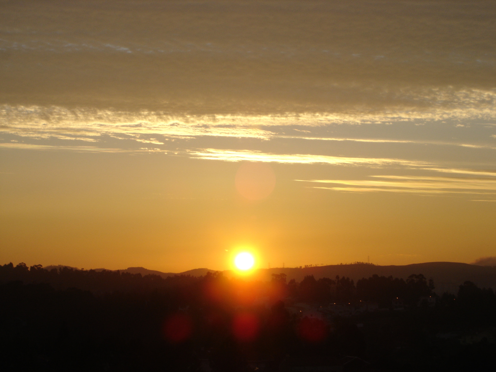 Sony DSC-W1 sample photo. Sunrise photography