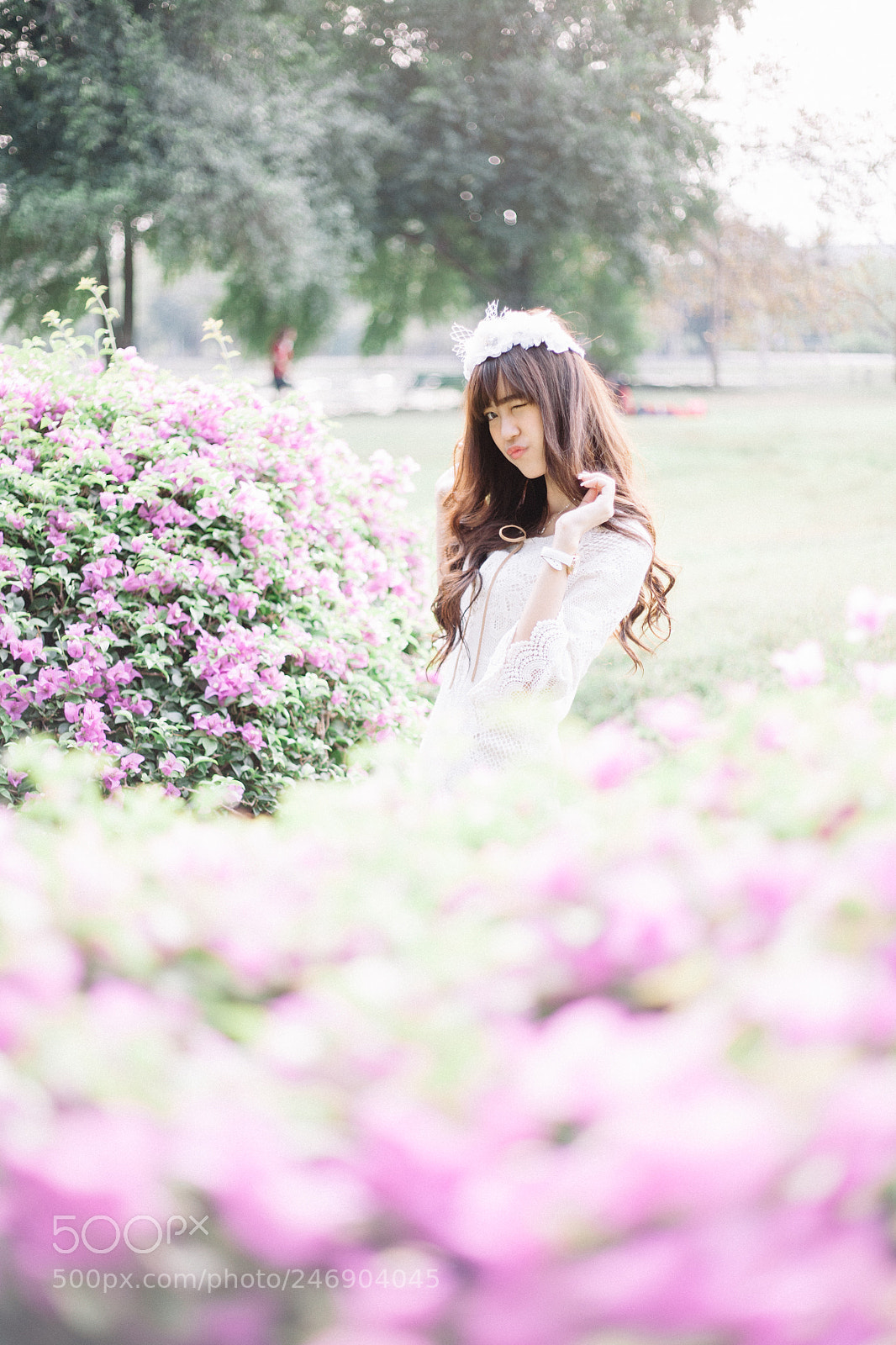 Canon EOS 5D sample photo. Beauty girl in wedding photography