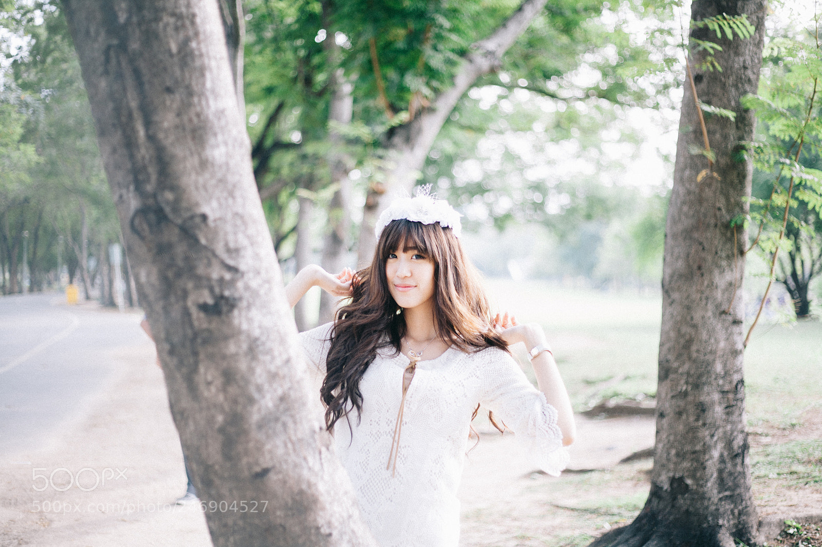 Canon EOS 5D sample photo. Beauty girl in wedding photography