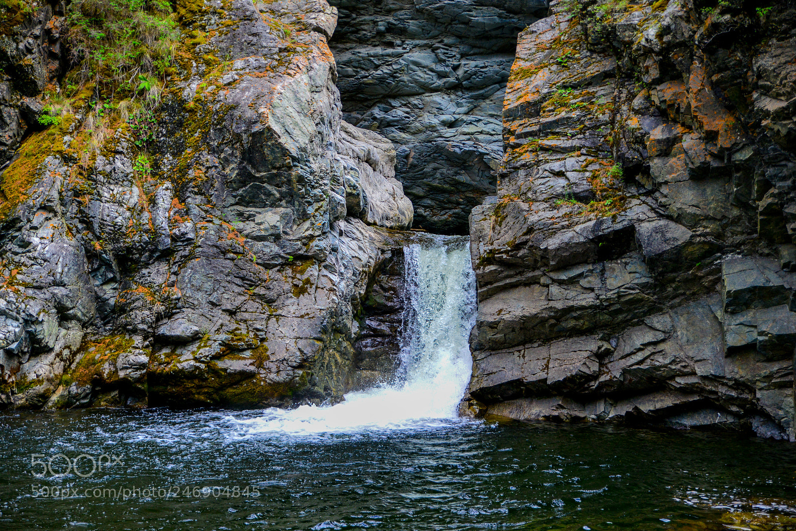 Nikon D800 sample photo. Small water fall in photography