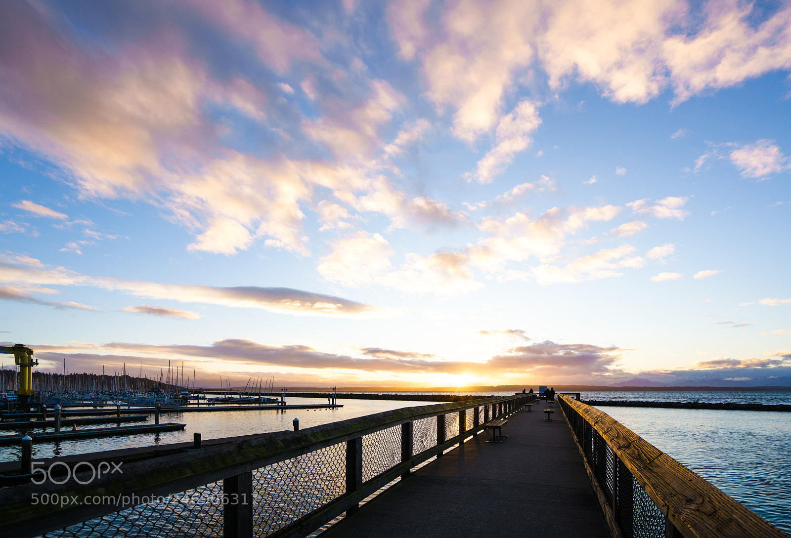Sony a7R II sample photo. Sunset at the pier photography