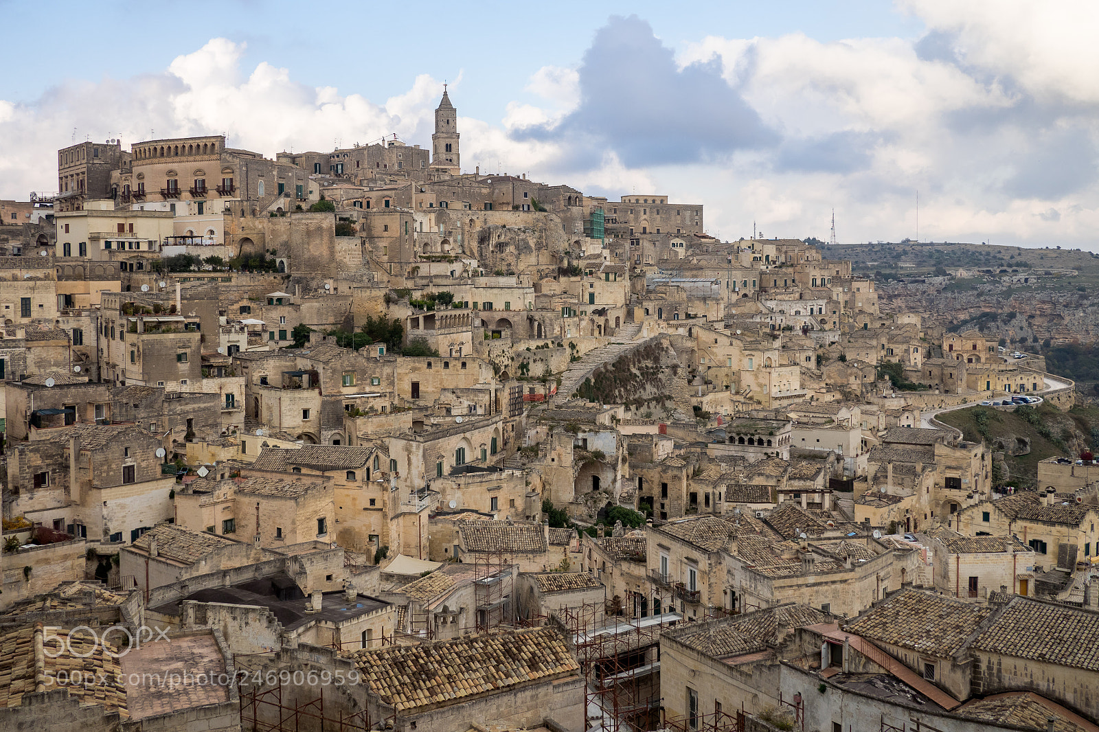 Olympus OM-D E-M1 sample photo. Panoramic view of matera photography