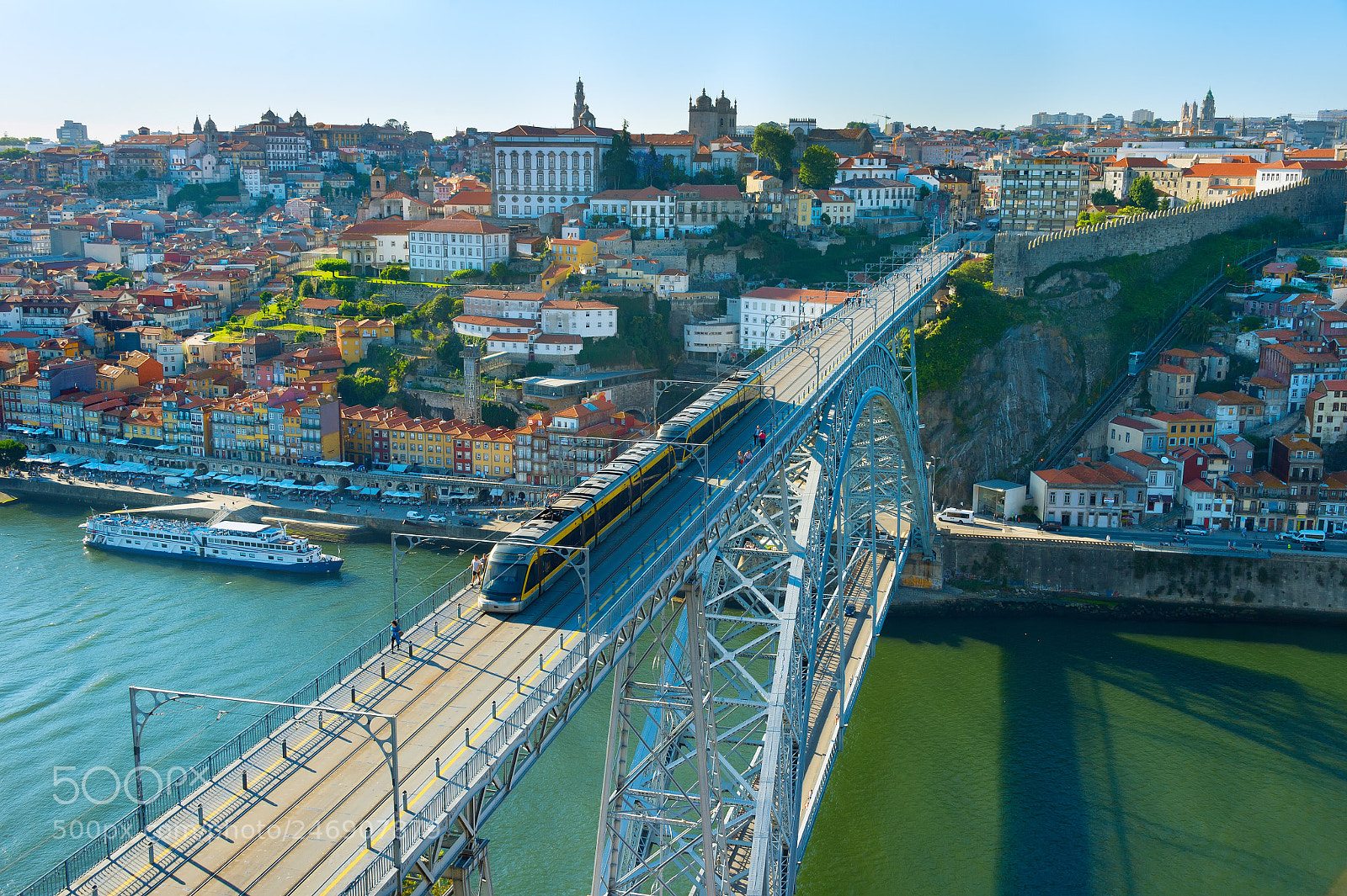 Nikon Df sample photo. Porto old town skyline photography
