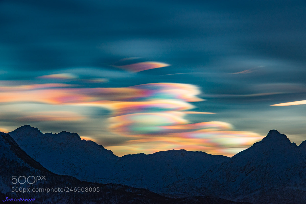 Nikon D610 sample photo. Polar stratospheric clouds photography