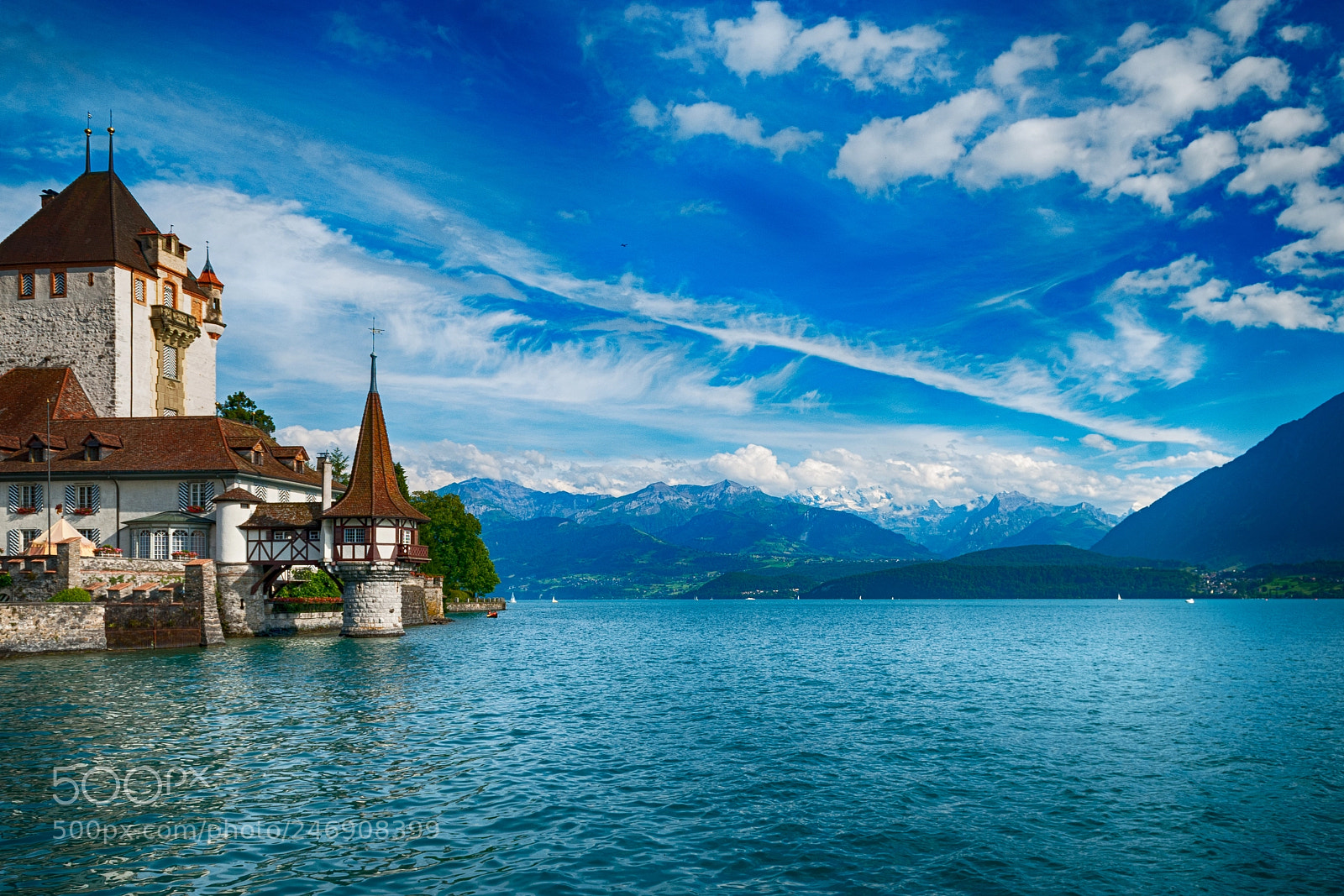 Nikon D80 sample photo. Castle oberhofen in summertime photography