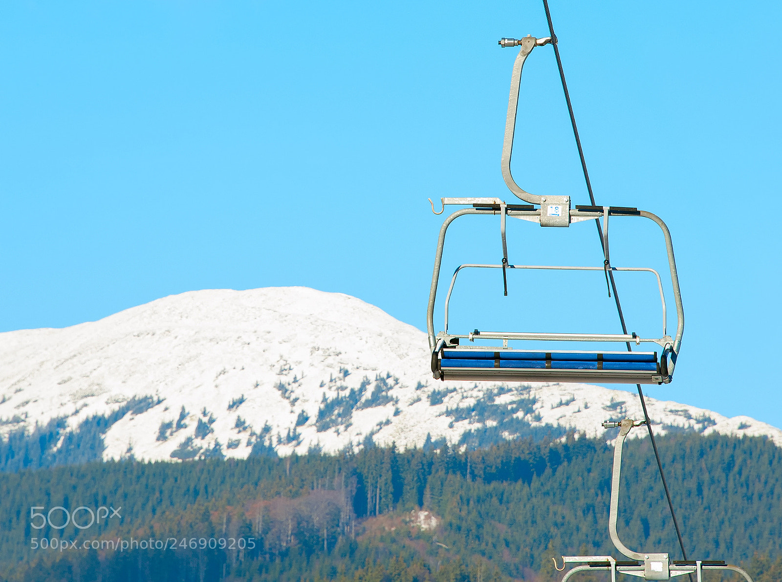 Nikon D700 sample photo. Cable cars at ski photography