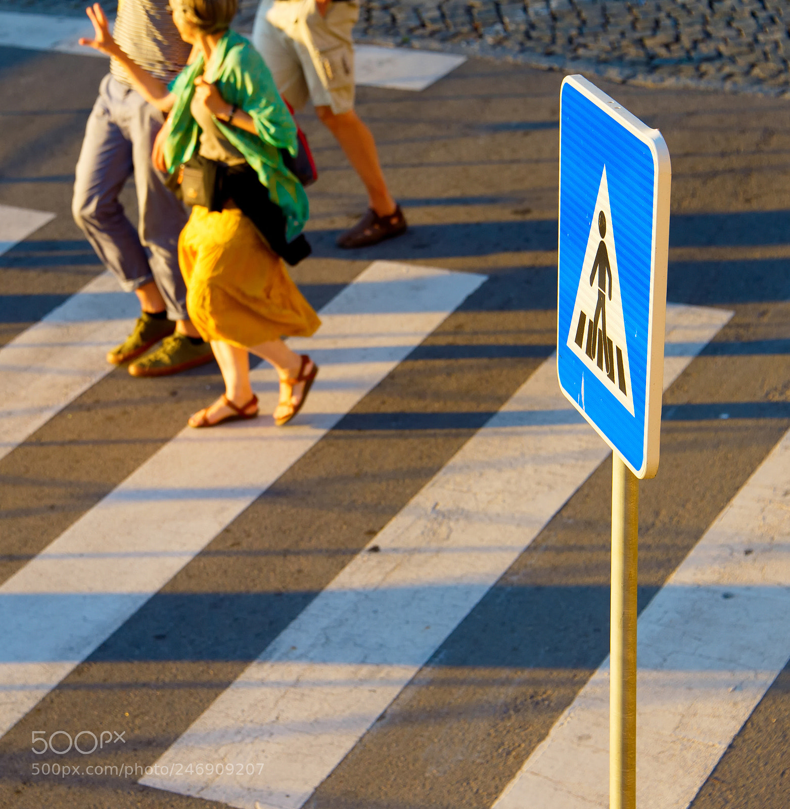 Nikon Df sample photo. Crosswalk sign. people on photography