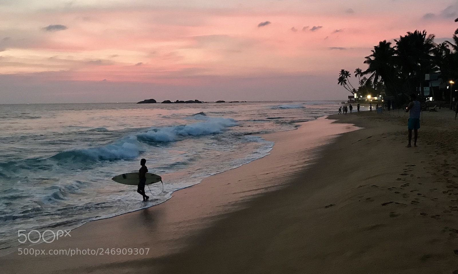 Apple iPhone 7 sample photo. Sunset surfing in sri photography