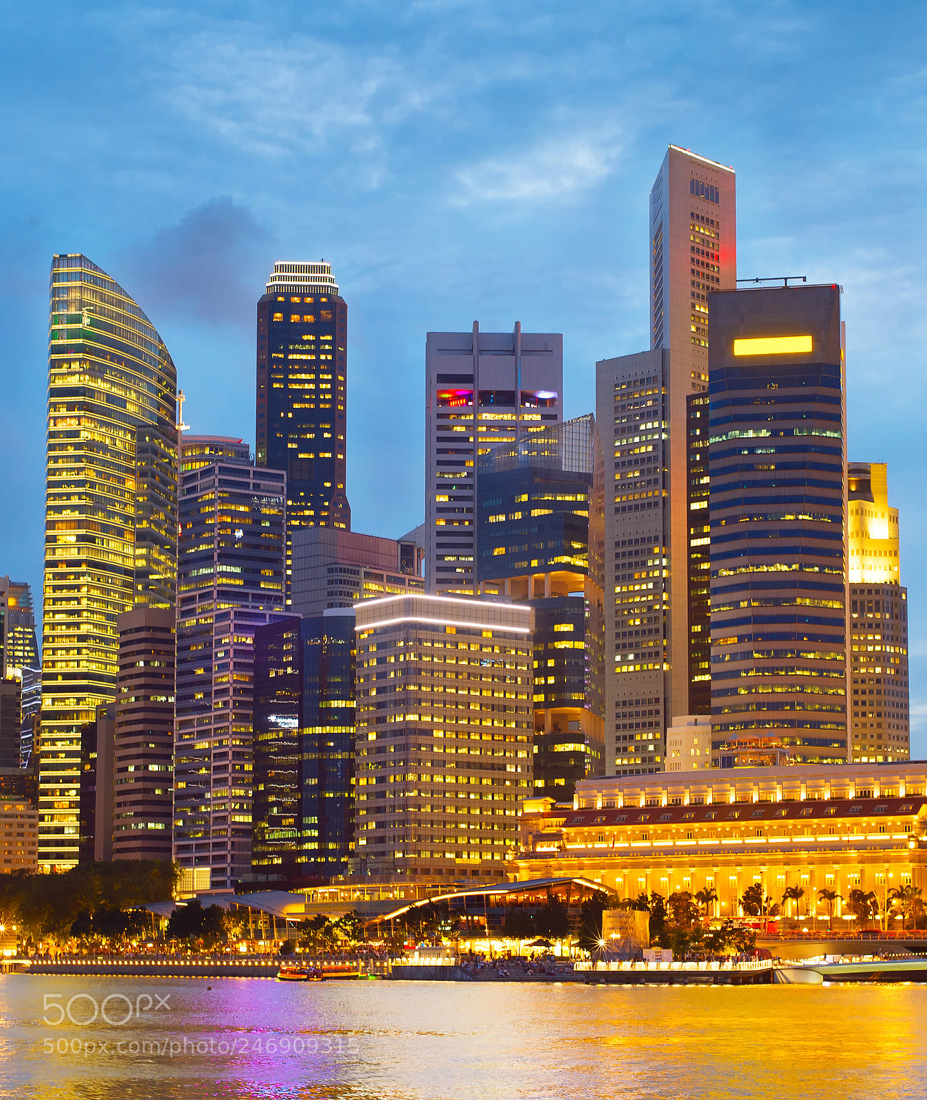 Nikon Df sample photo. Financial downtown singapore at photography