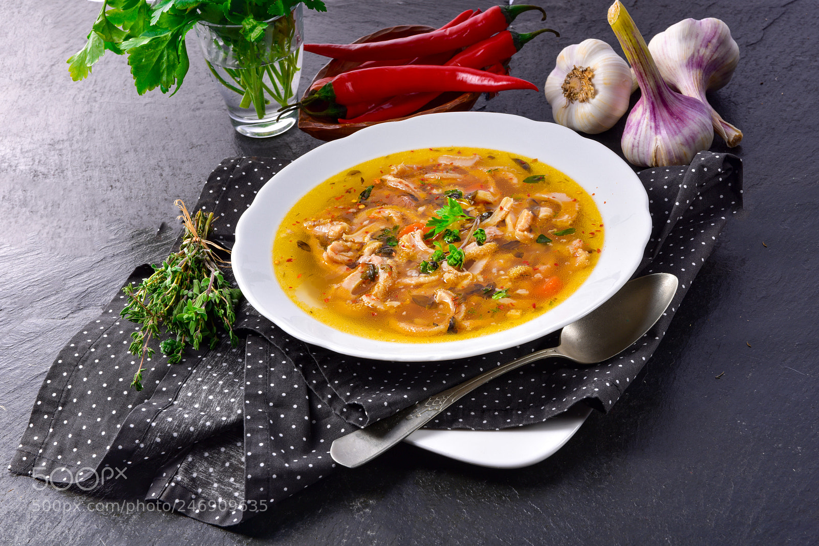 Nikon D810 sample photo. Tasty polish flaczki photography