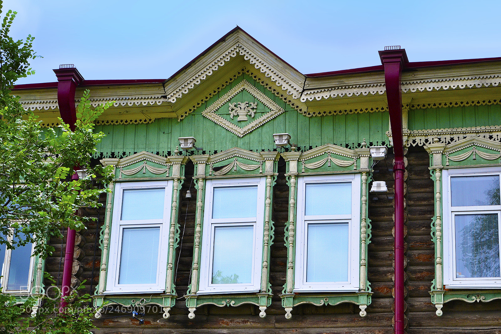 Nikon D3100 sample photo. Wooden architecture of tomsk photography