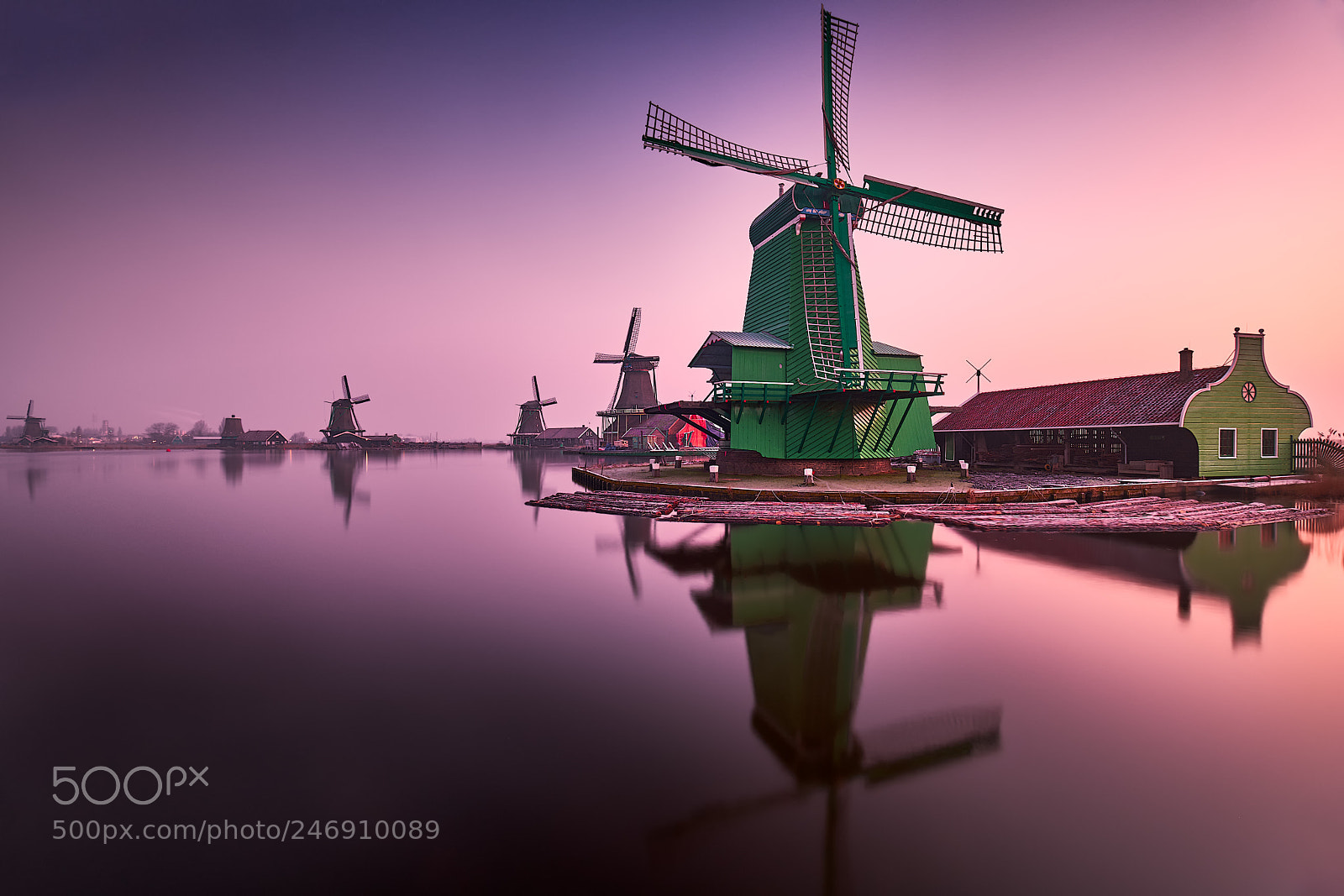 Fujifilm X-T2 sample photo. Zaanse schans just before photography