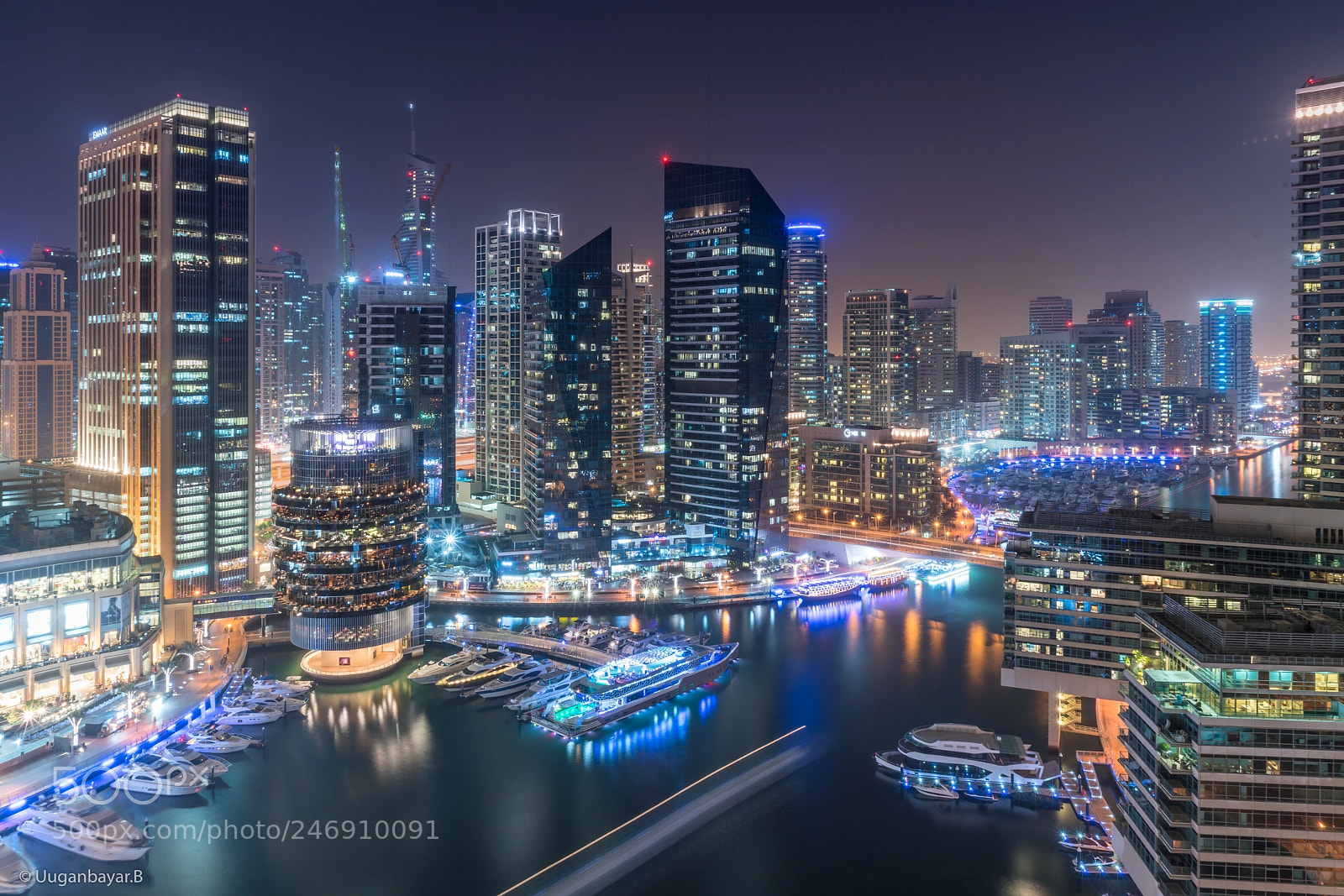 Sony a7R II sample photo. Dubai, marina photography
