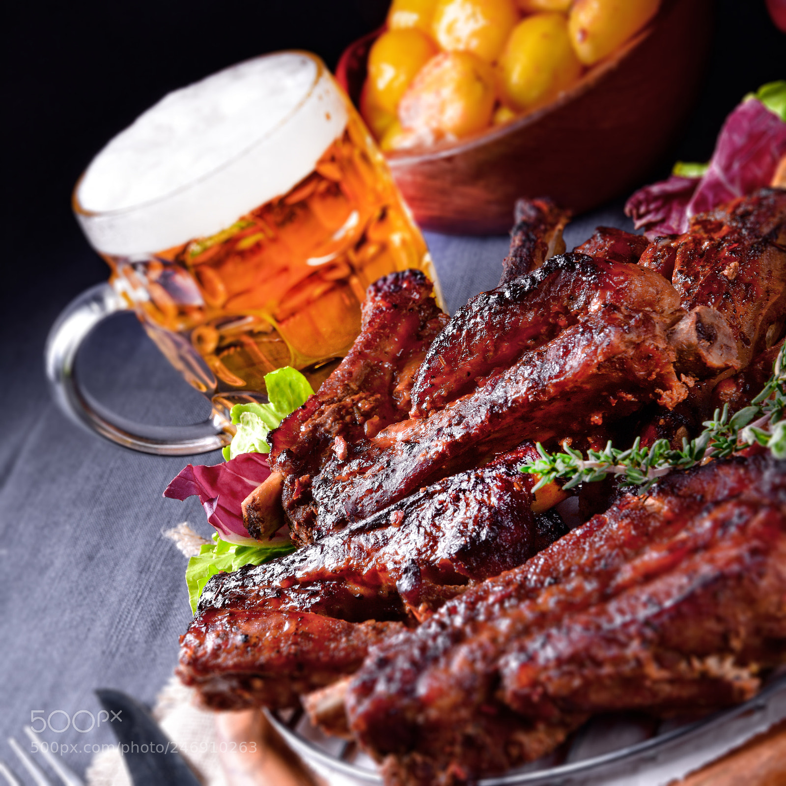 Nikon D810 sample photo. Delightful bbq spareribs from photography