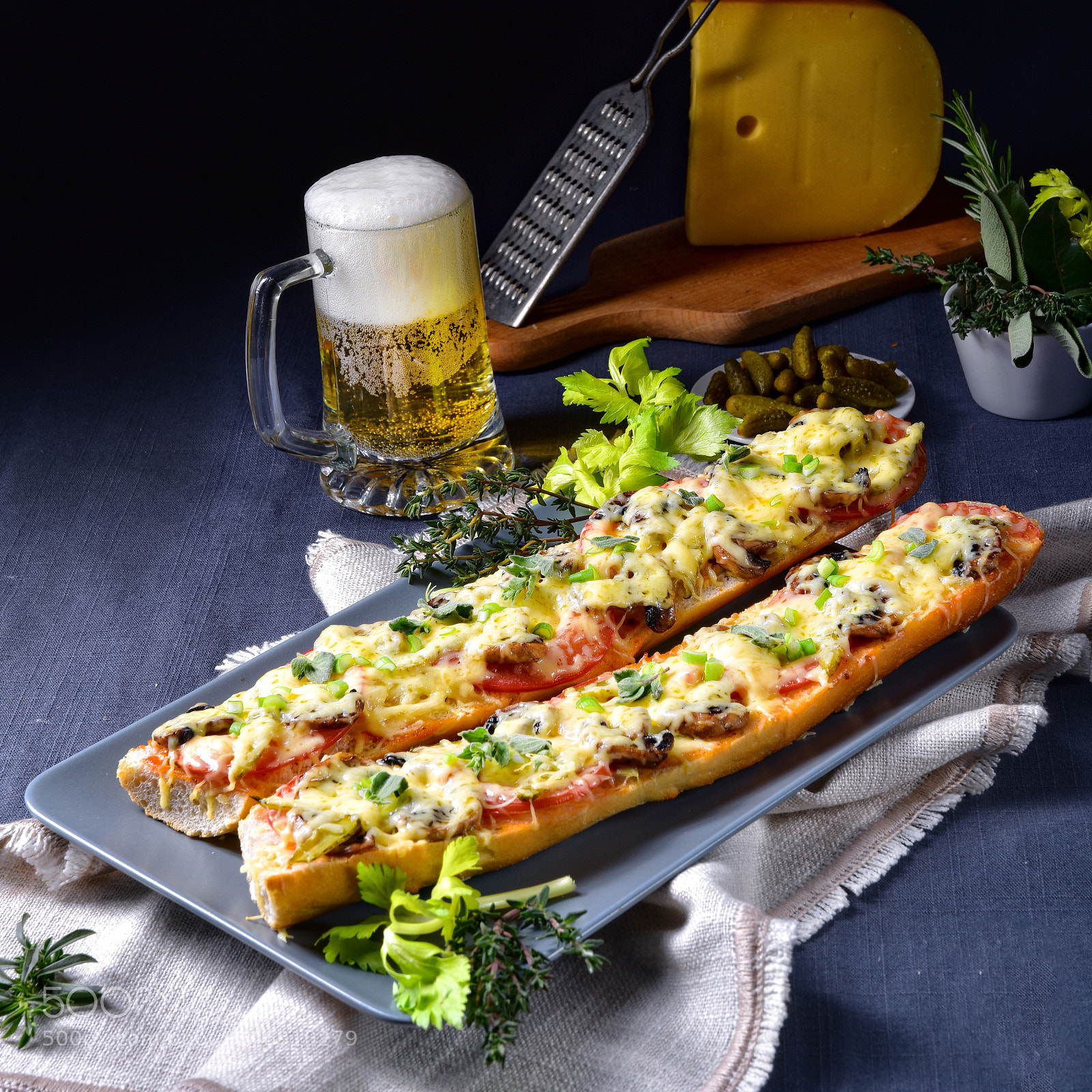 Nikon D810 sample photo. Tasty vegetarian baguette photography
