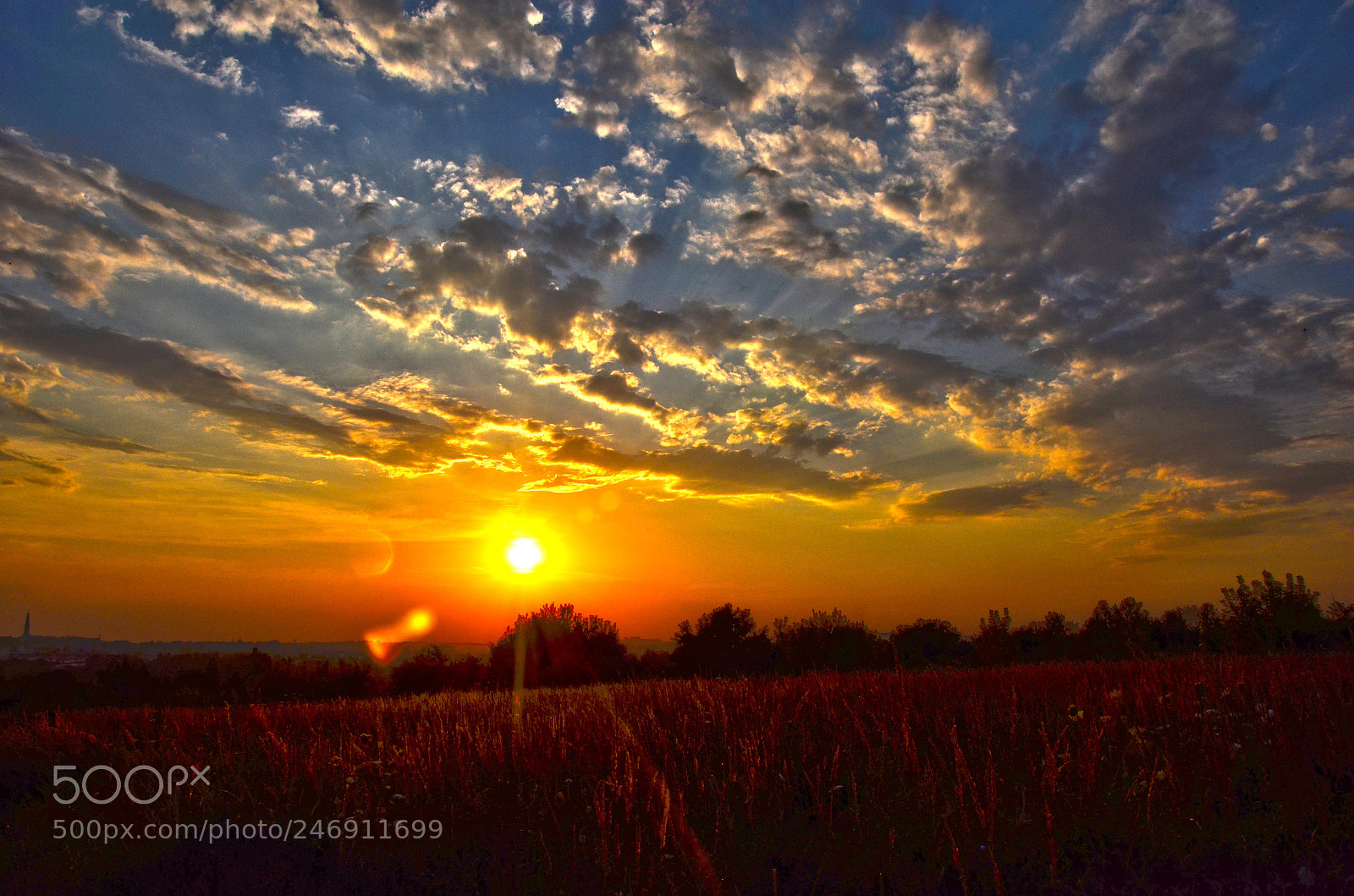 Nikon D5100 sample photo. Sunset - czestochowa, poland photography