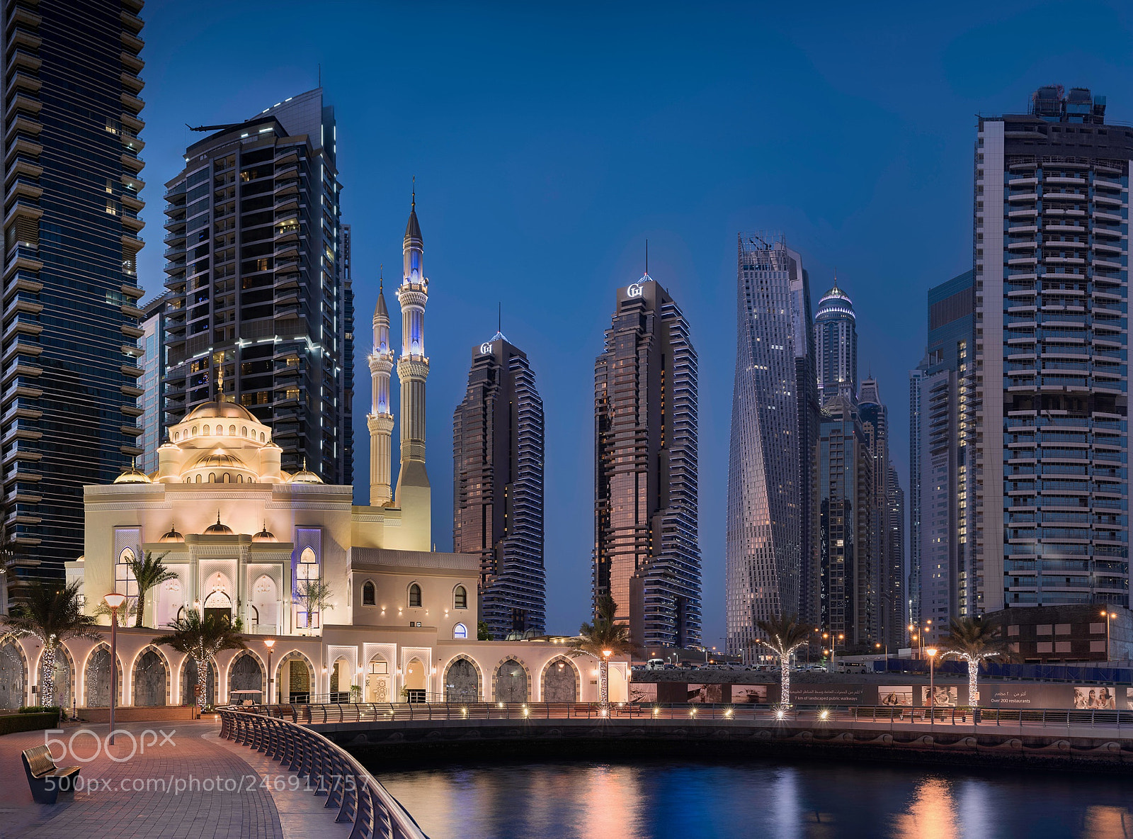 Nikon D810 sample photo. Dubai marina bay. photography