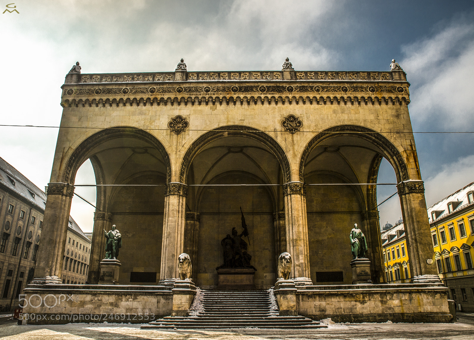 Nikon D4 sample photo. Munich - field marshals photography
