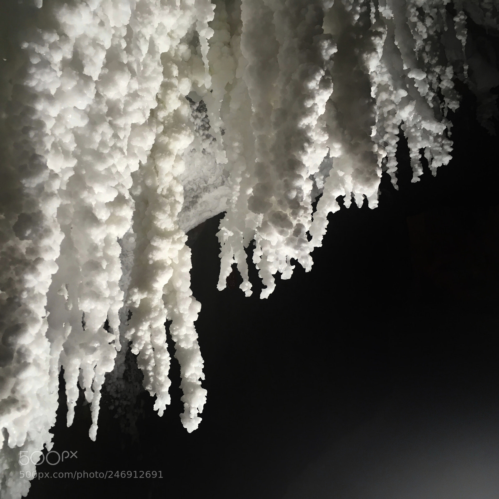 Apple iPhone SE sample photo. Salt crystals photography