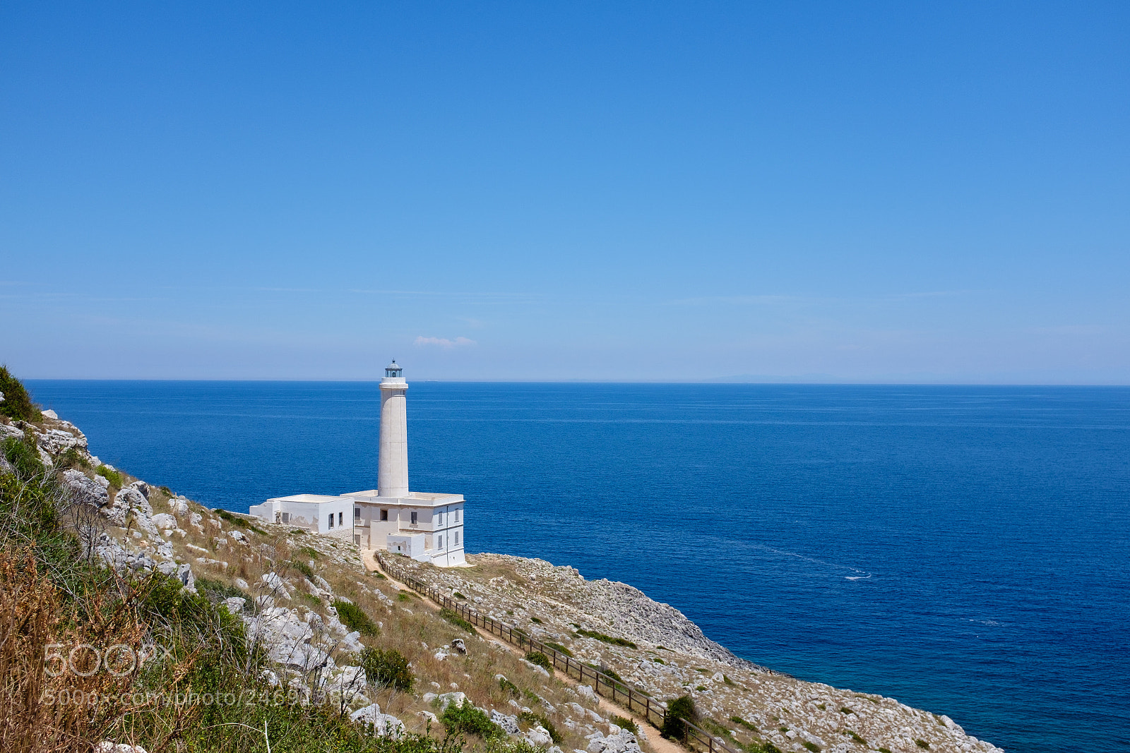 Fujifilm X100S sample photo. Easternmost italian lighthouse in photography