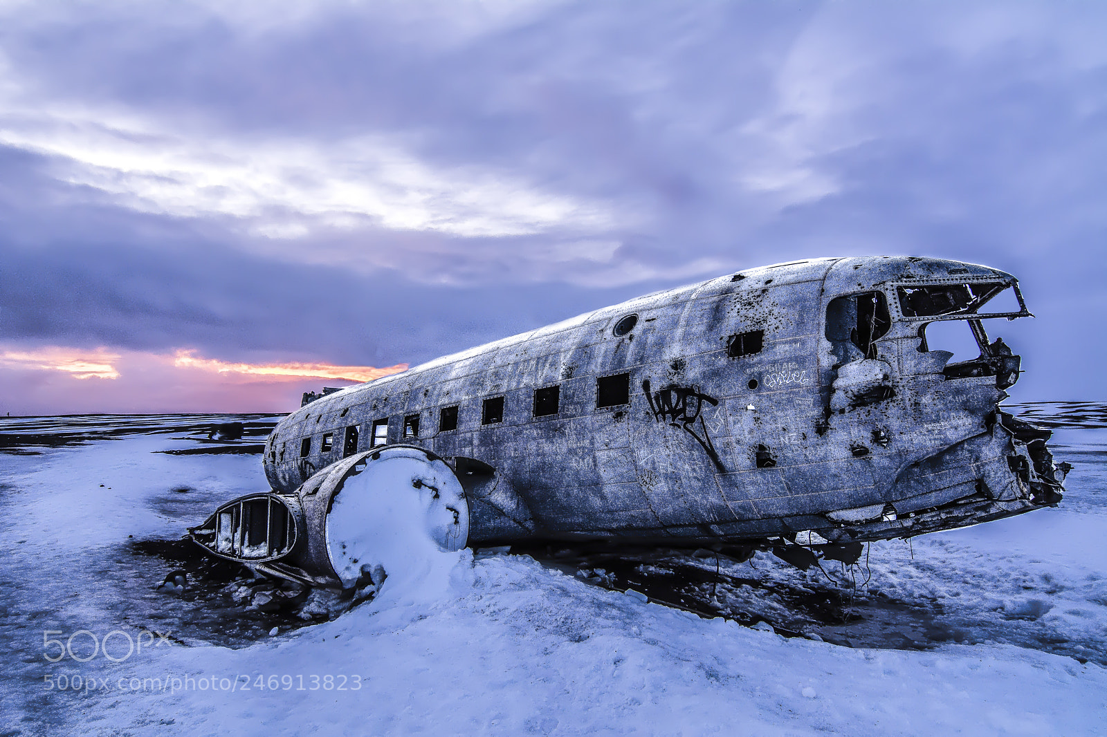 Nikon D7100 sample photo. Solheimsandur, airplane wreck. photography