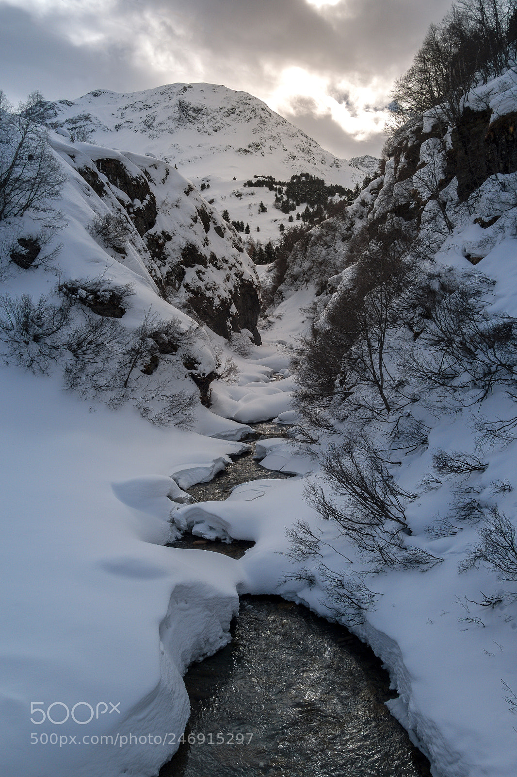 Sony Cyber-shot DSC-RX100 II sample photo. Winter valley photography
