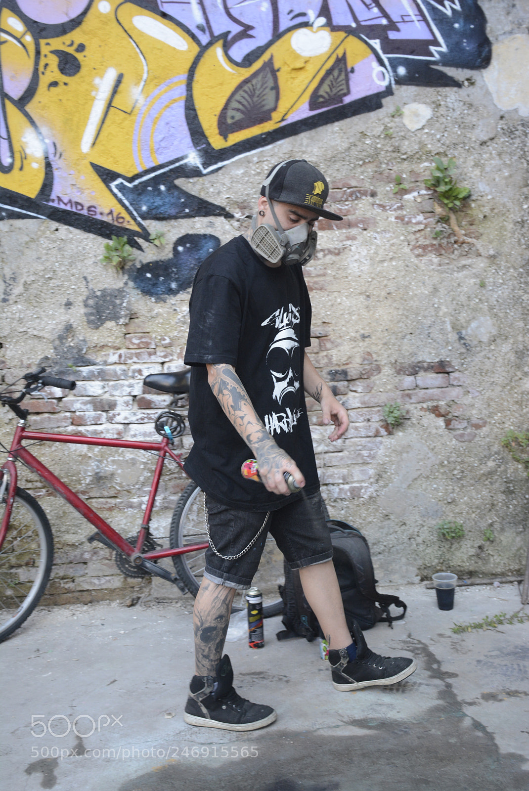 Nikon D7100 sample photo. Street art: artist photography