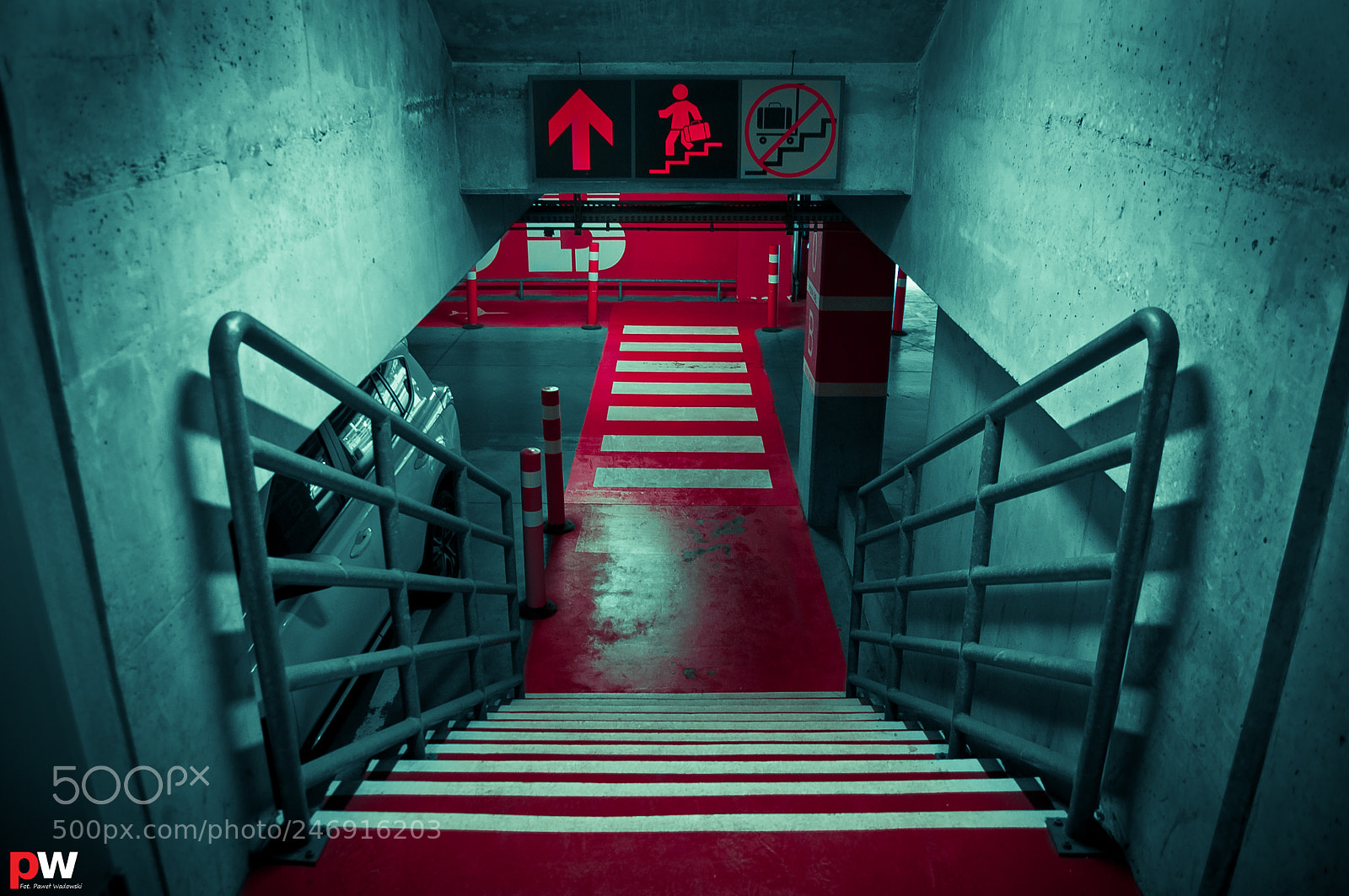 Nikon D300 sample photo. Moody stairs photography
