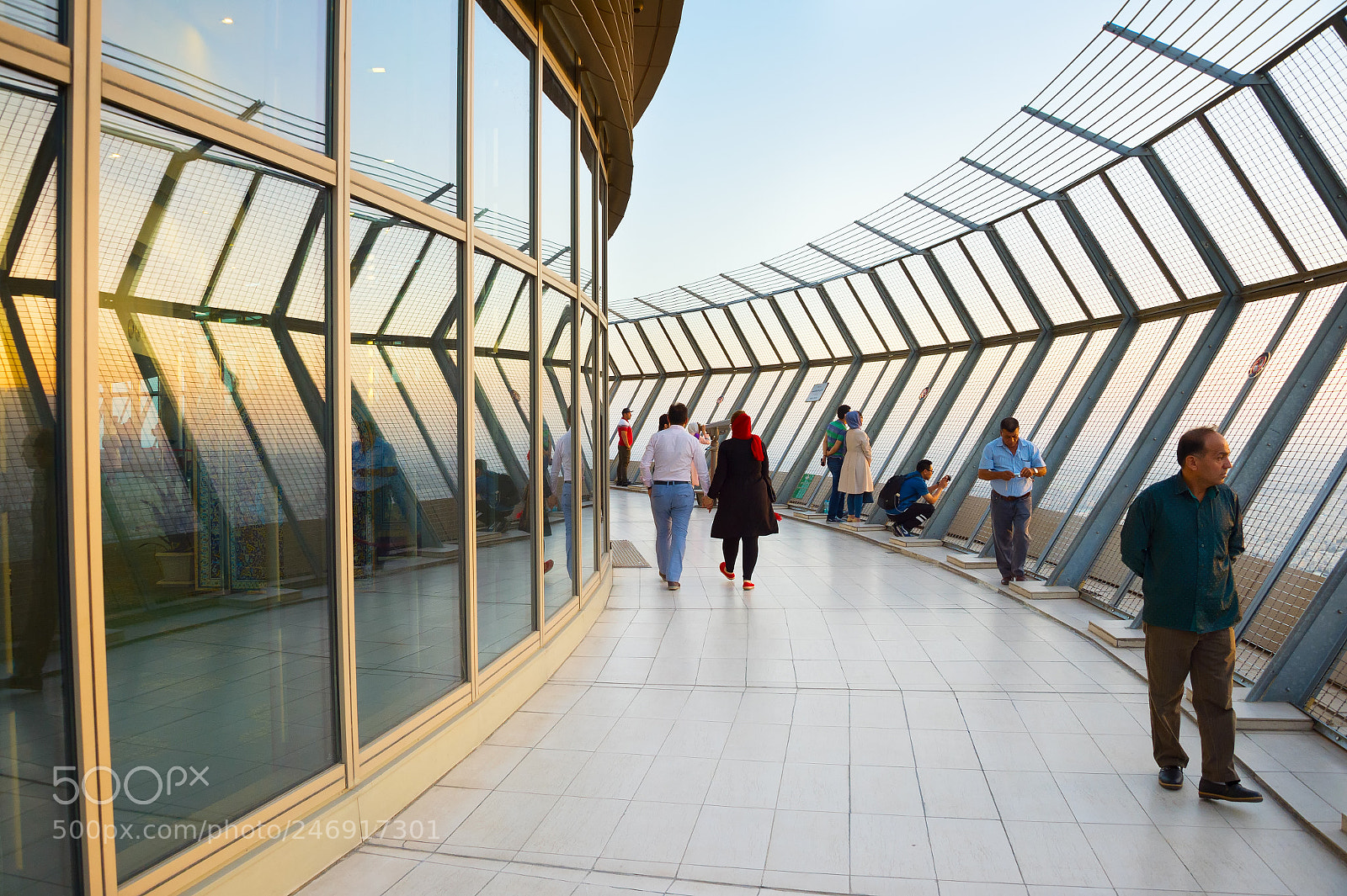 Nikon Df sample photo. Observation deck. milad tower photography