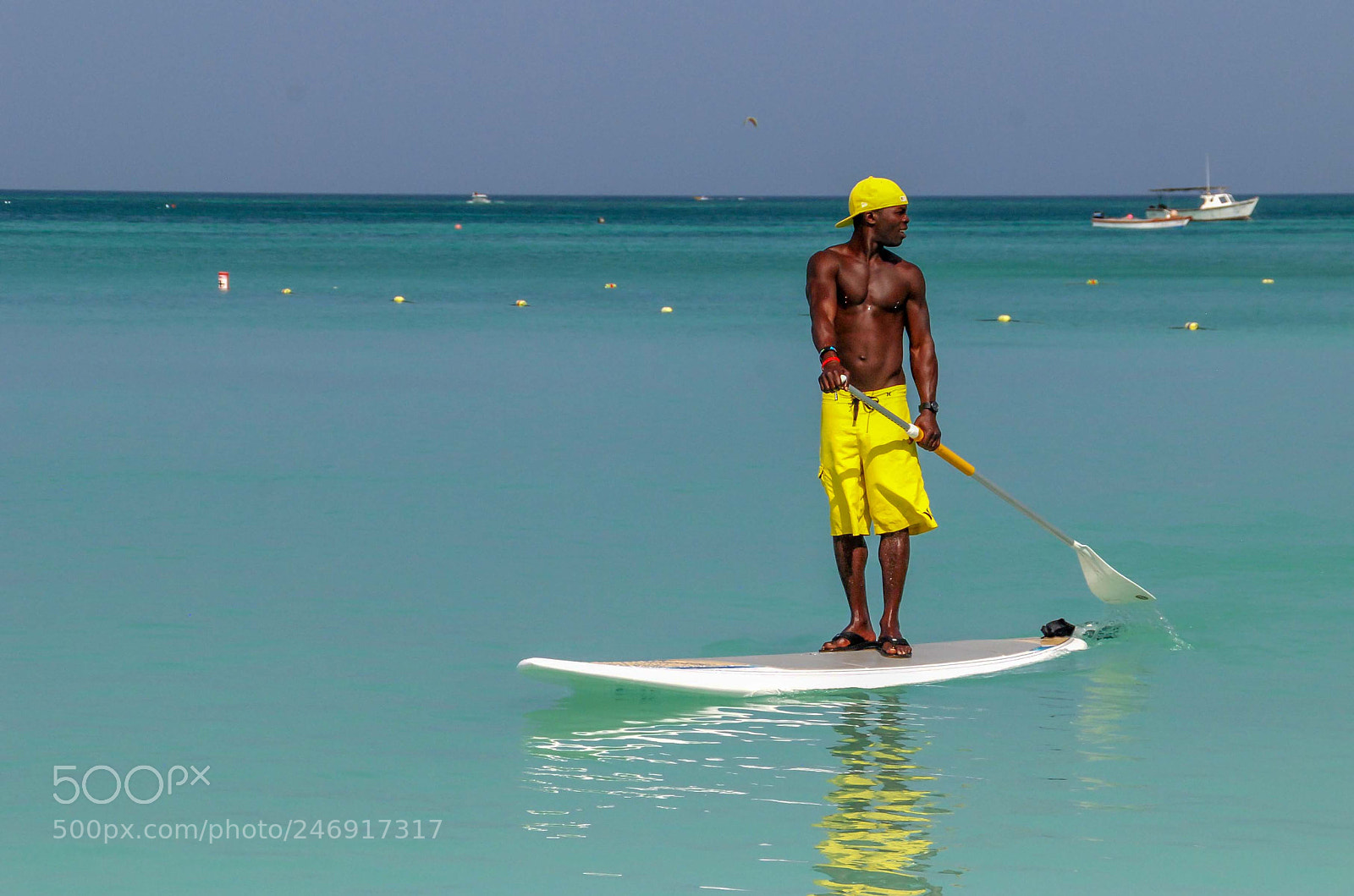Nikon D80 sample photo. Paddle board in aruba photography