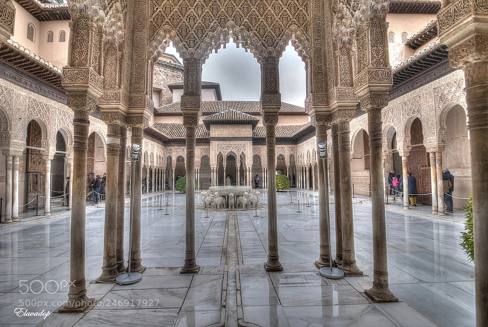 Nikon D3000 sample photo. Patio de los leones photography