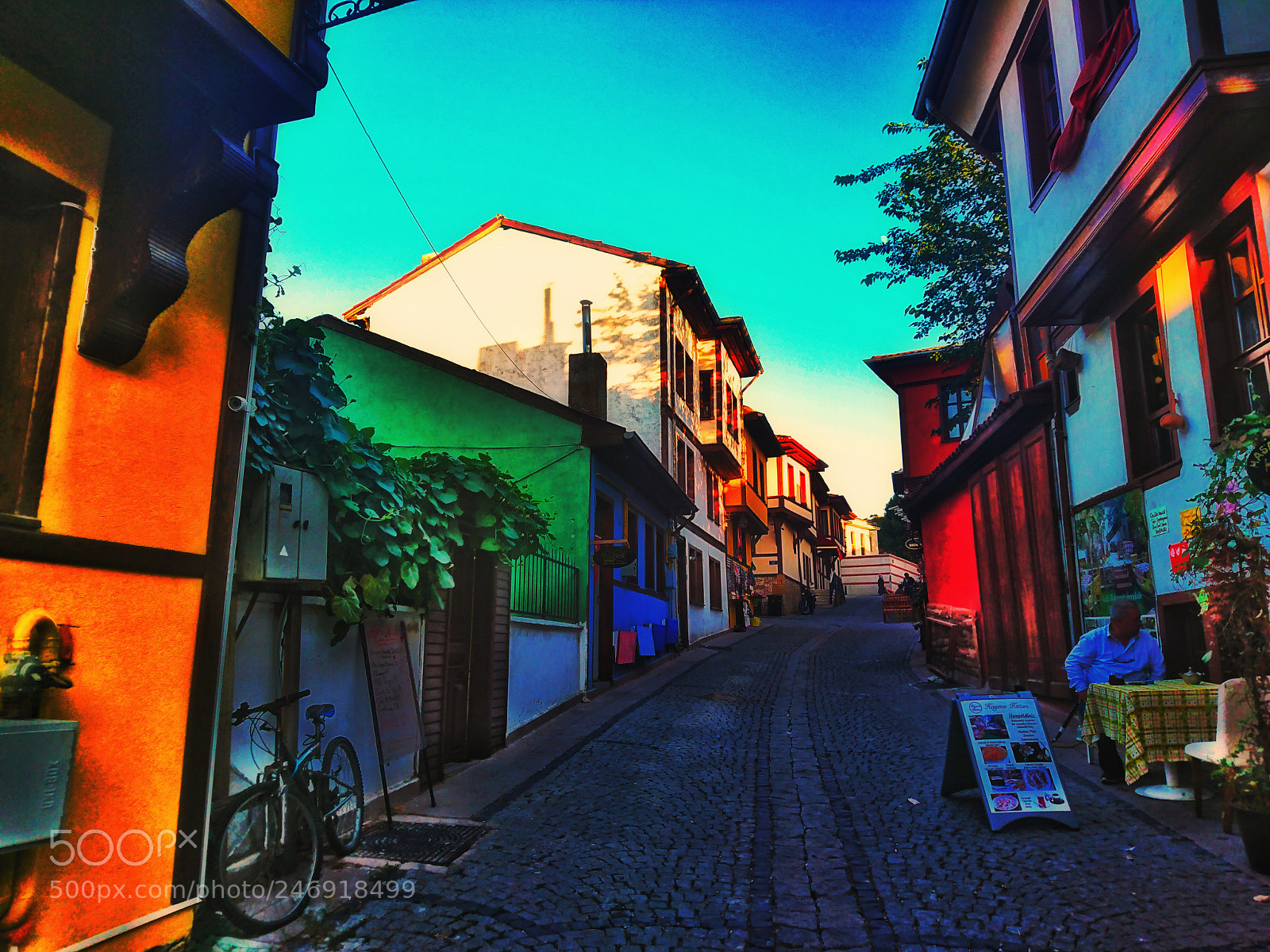 Sony Xperia XZ sample photo. Colorful buildings photography