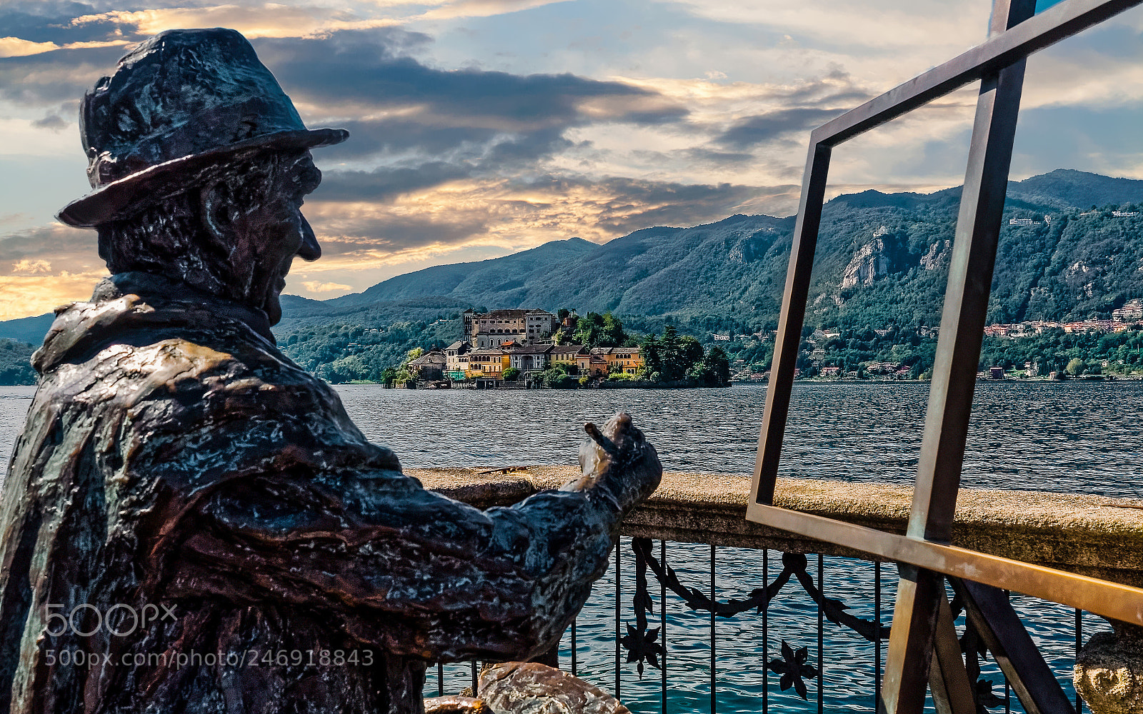 Olympus OM-D E-M1 sample photo. Looking at the lake photography