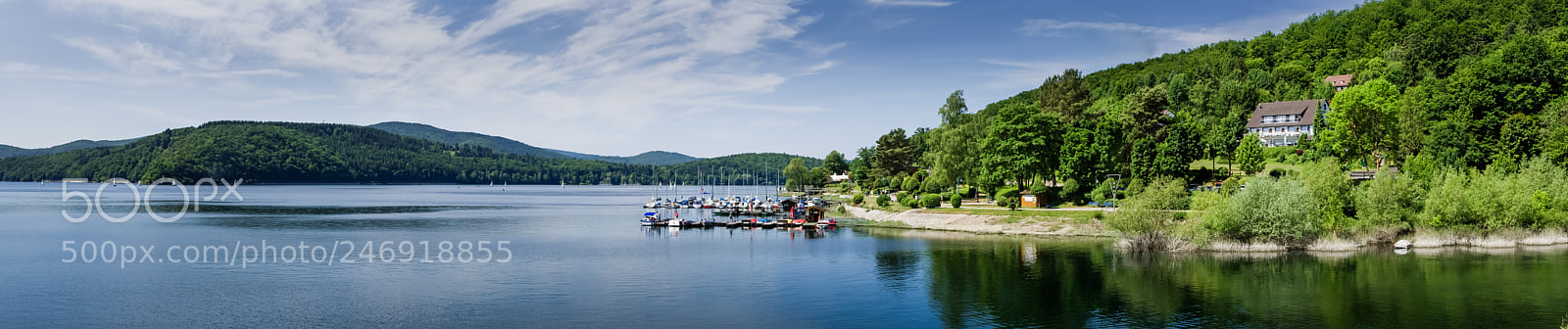 Sony SLT-A58 sample photo. Panorama edersee photography