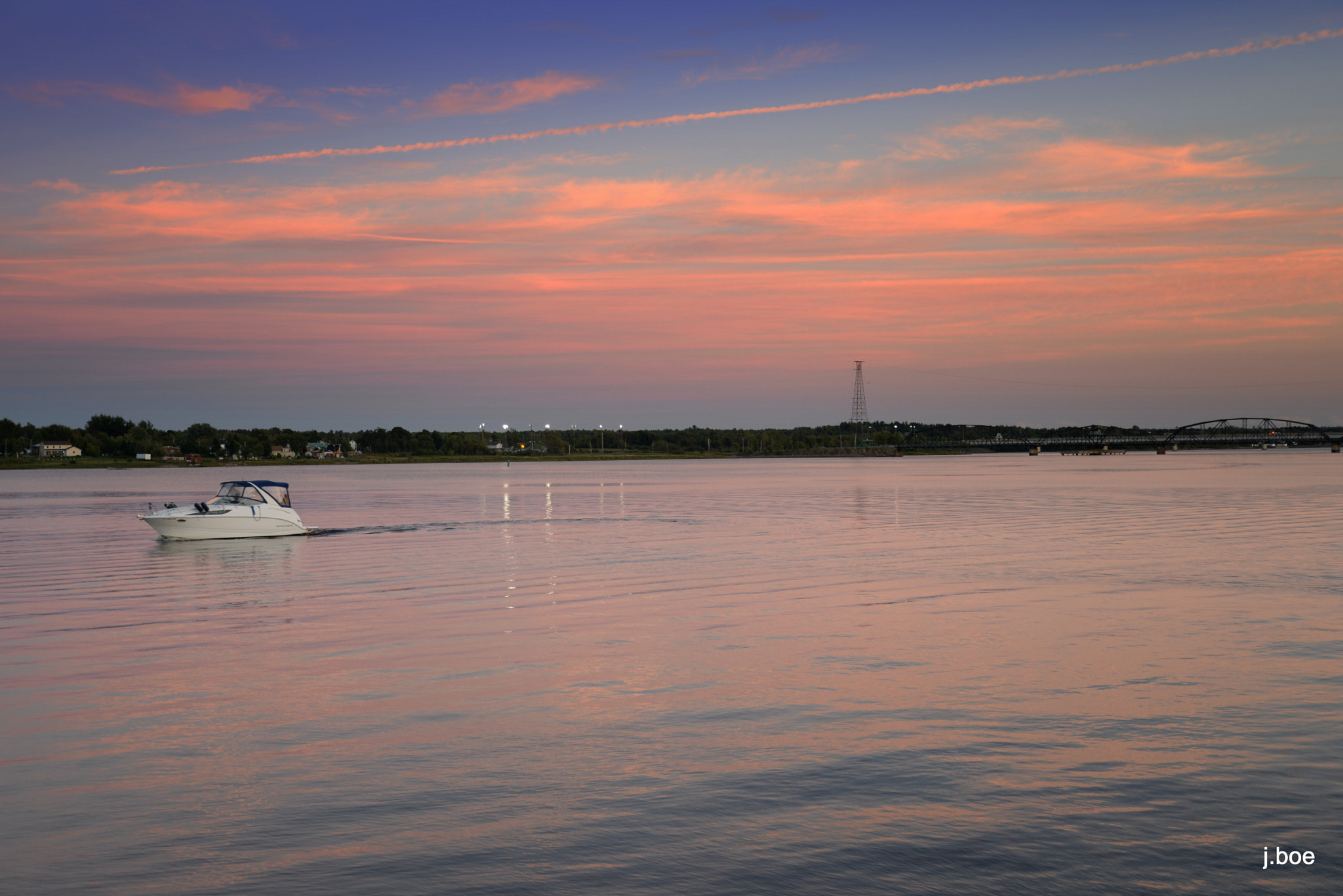 Nikon D610 sample photo. 2016.09.09 - sunset on the miramichi photography