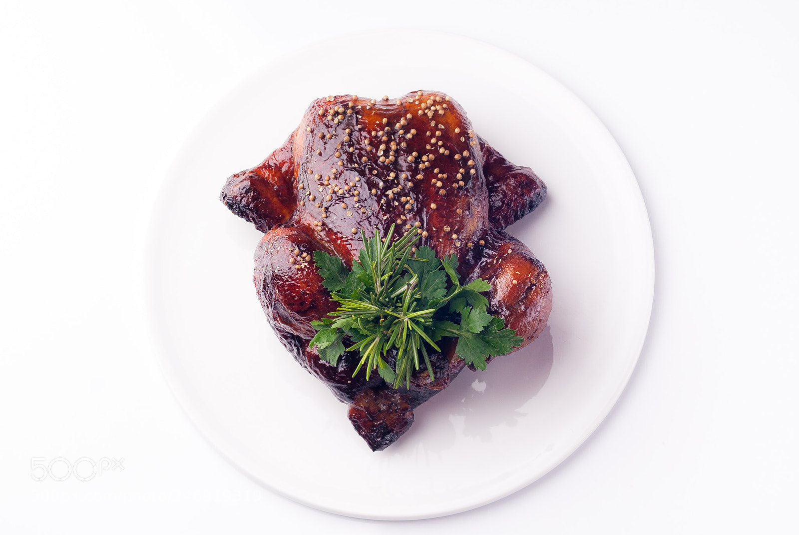 Nikon D200 sample photo. Chicken on a plate photography