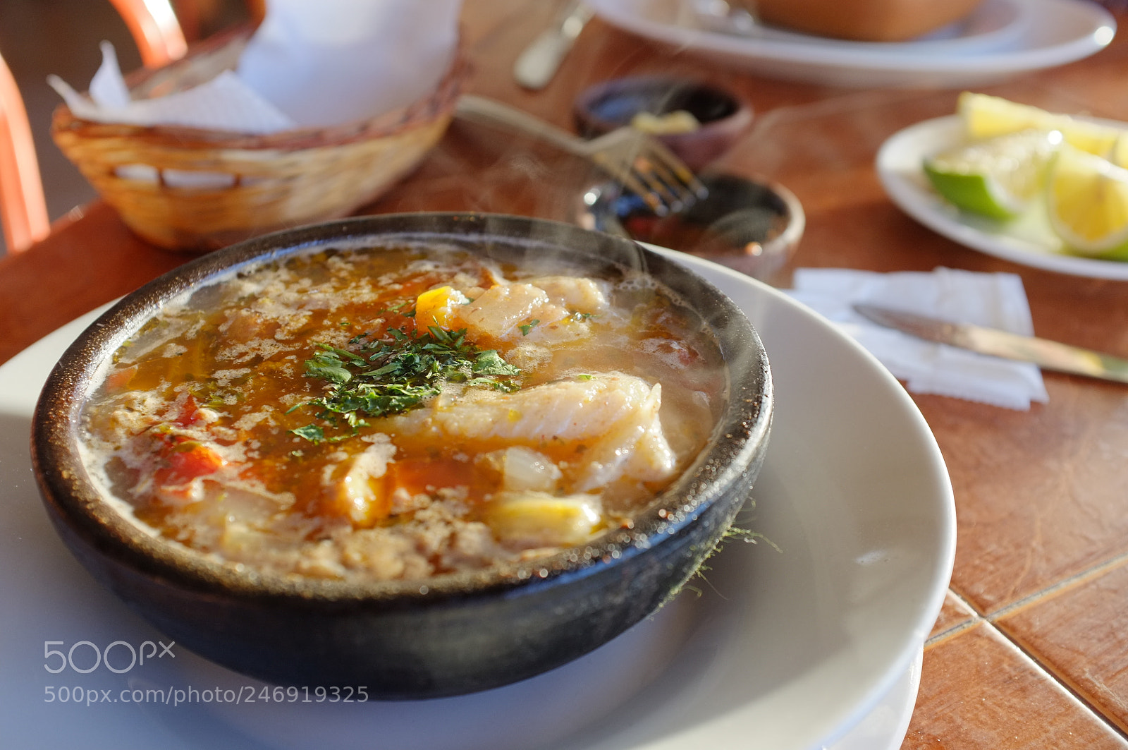 Fujifilm FinePix X100 sample photo. Caldillo de congrio photography