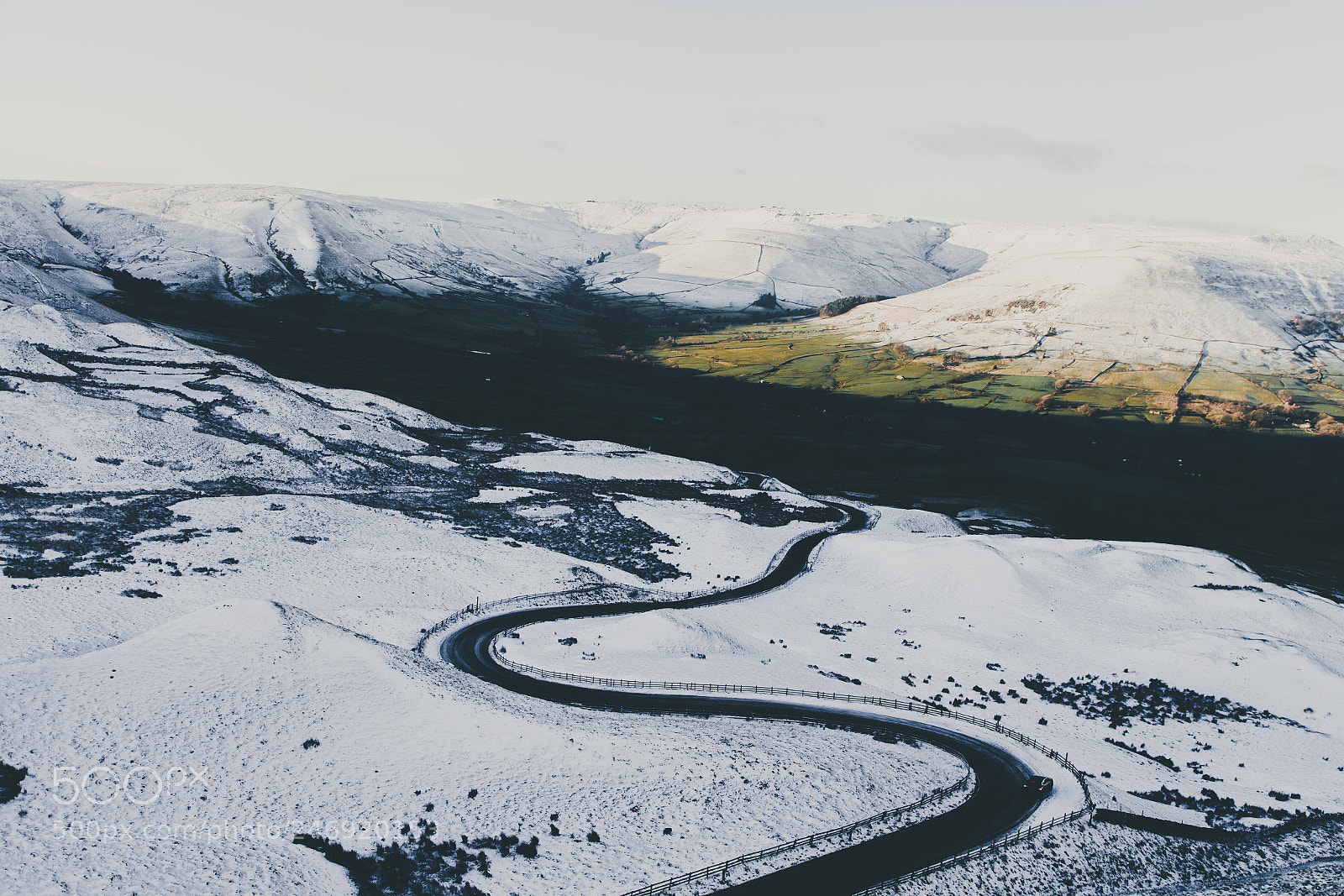 Canon EOS 5D Mark II sample photo. Road to edale photography