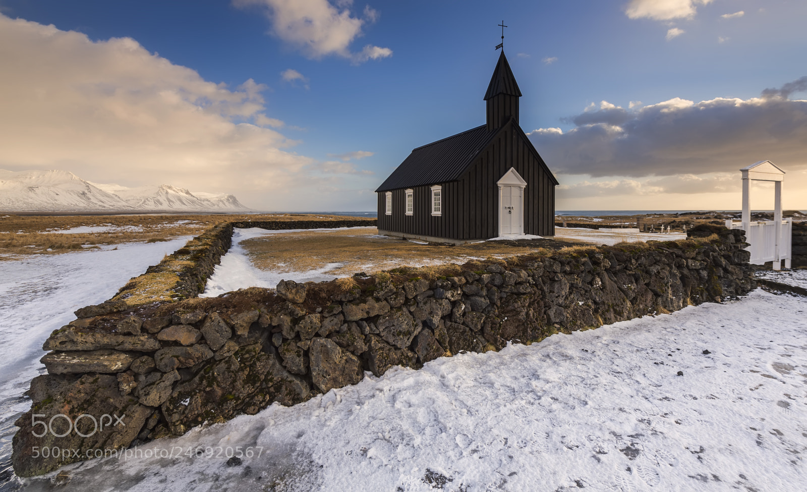 Nikon D5 sample photo. Búðakirkja photography