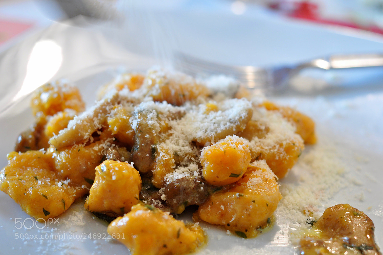 Nikon D90 sample photo. Gnocchi and cheese photography