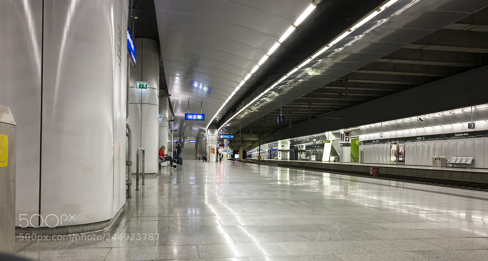 Fujifilm X70 sample photo. Vienna airport train station photography