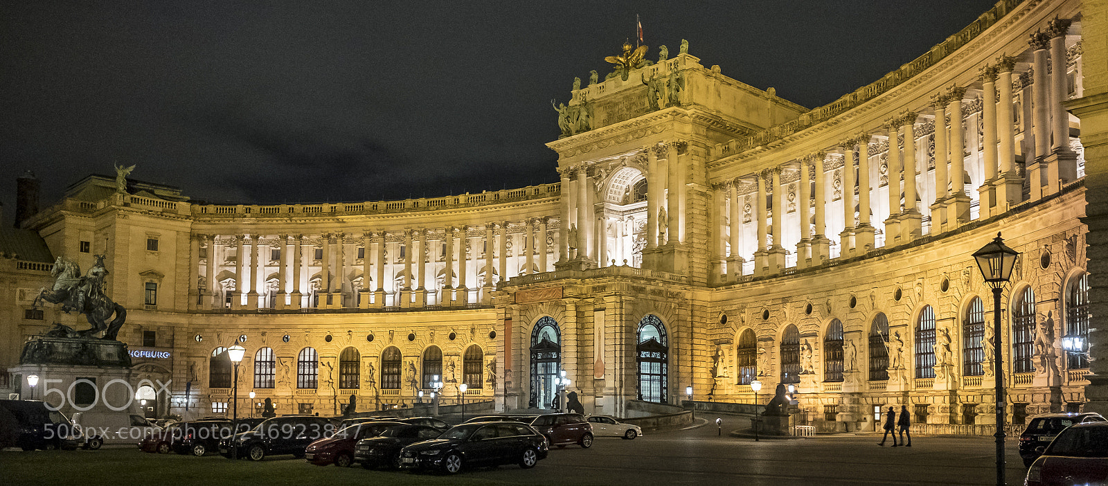 Fujifilm X70 sample photo. Hofburg (vienna) at night photography