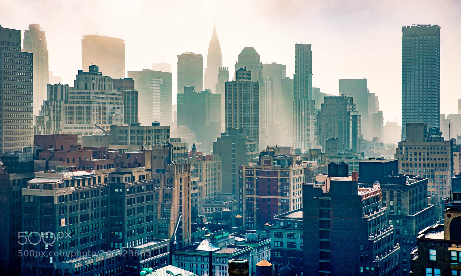 Nikon D800 sample photo. Foggy manhattan photography