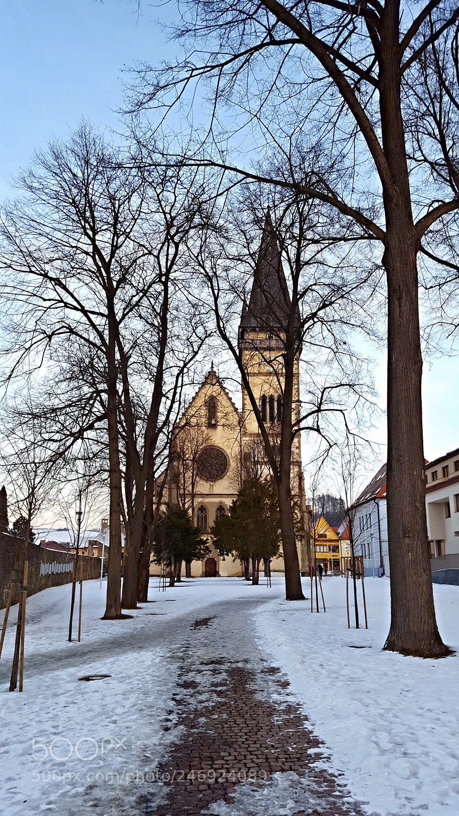 Samsung Galaxy S6 sample photo. Church in winter. photography