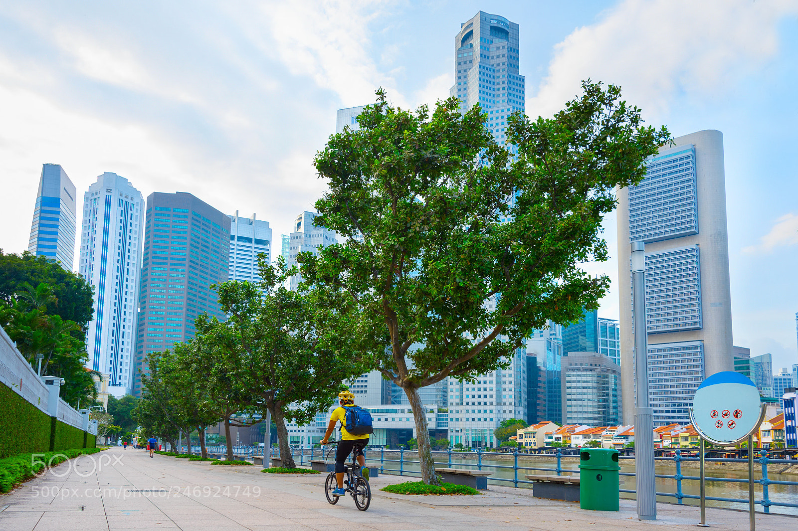 Nikon Df sample photo. Man riding bicycle in photography